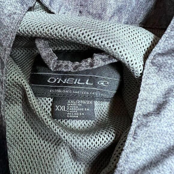 Men’s O’NIELL Quick Dry Windbreaker Jacket Grey XXL - Picture 7 of 10